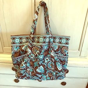 Vera Bradley Tote Bag - Java Blue